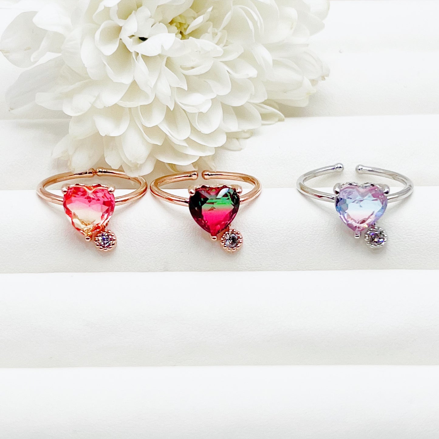 Halo Heart Ring