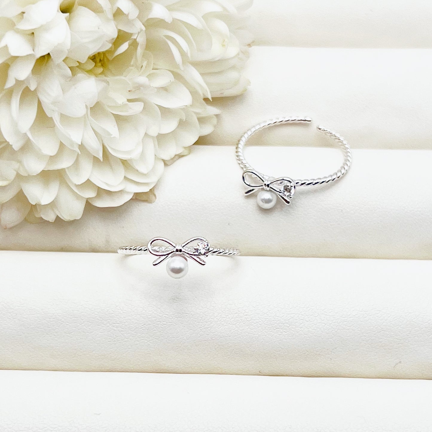 Twinkle Ribbon Ring - 925 Silver Ring