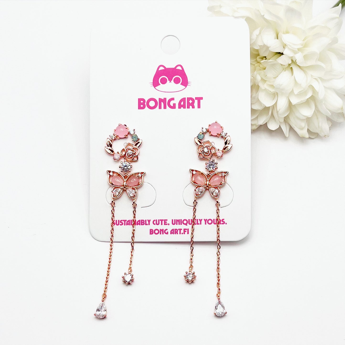 Moonlit Butterfly Tales Earrings