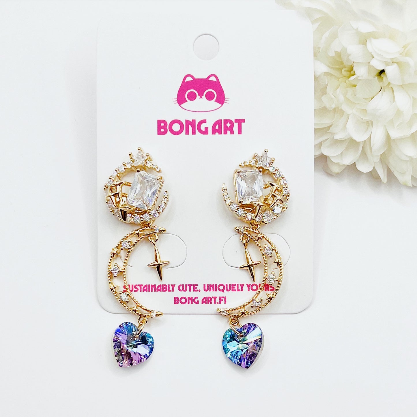 Starlit Moon’s Embrace Earrings