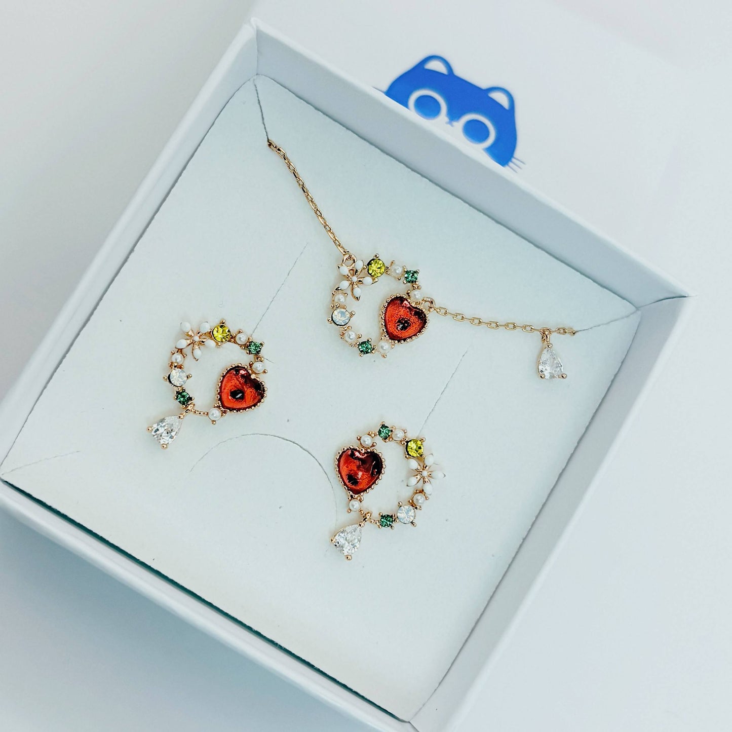 Rose Petal Radiance – Set Jewelry