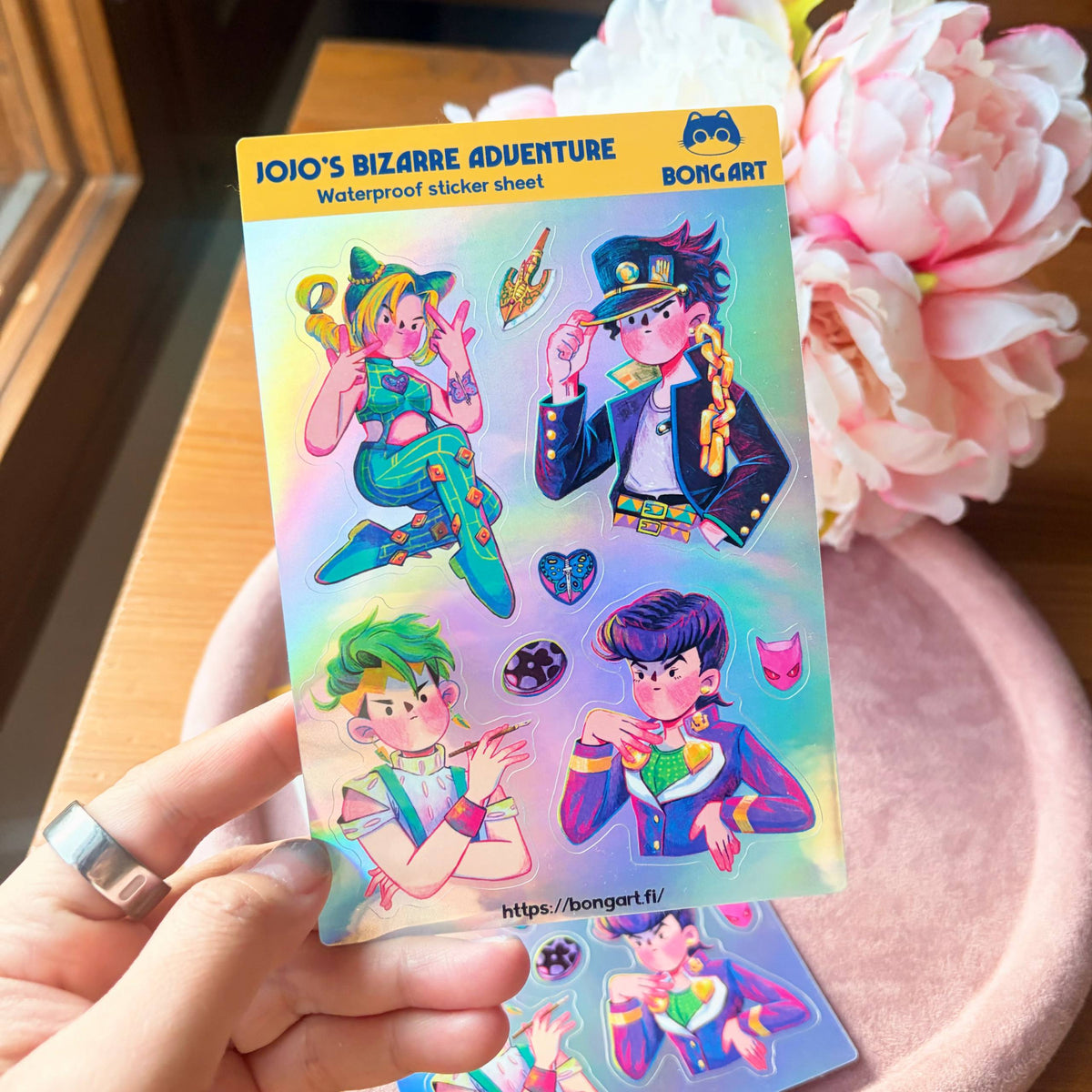 JoJo Fanart | Waterproof Matte Clear Sticker Sheet