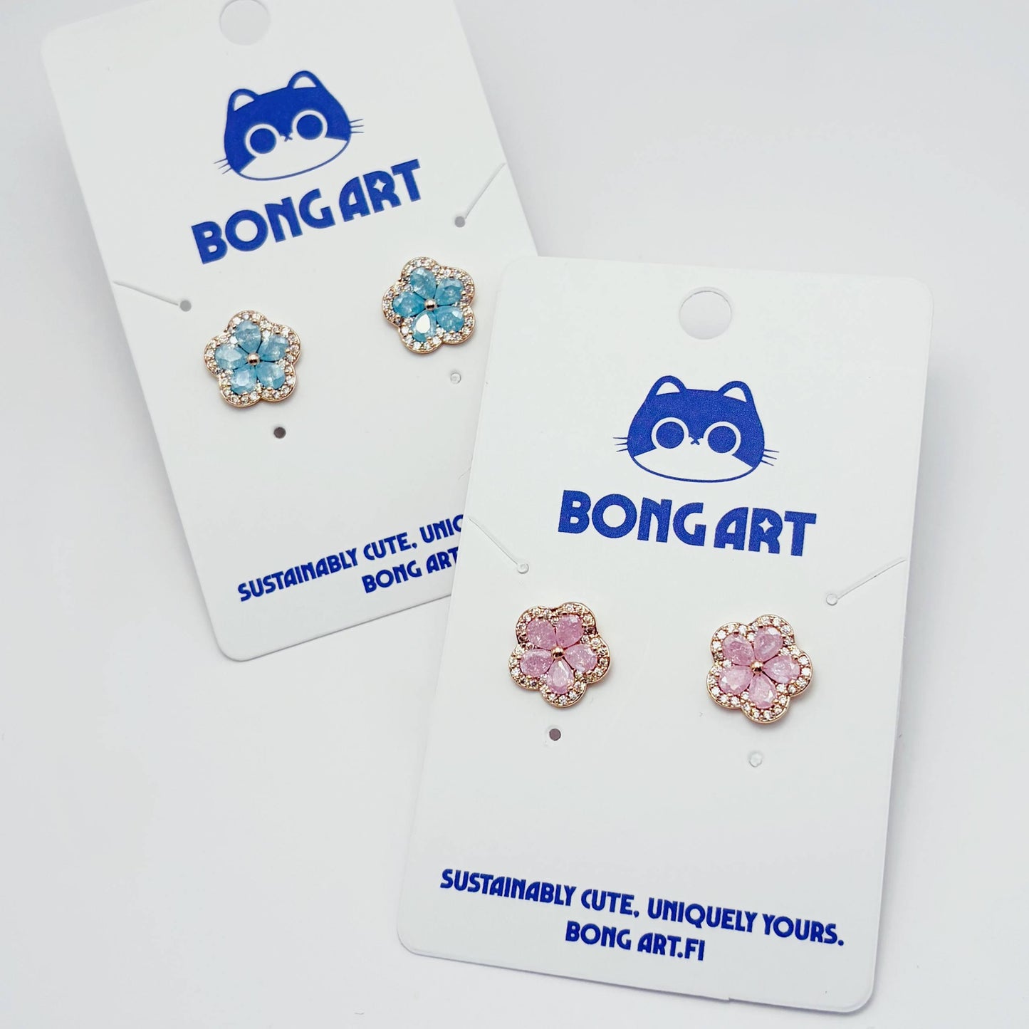 Soft Butterfly Glow Earrings