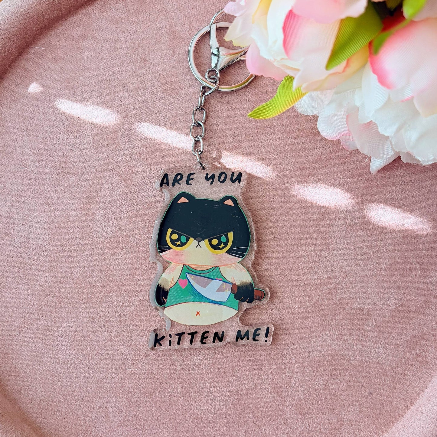 Are you kitten me? | Acrylic keychain