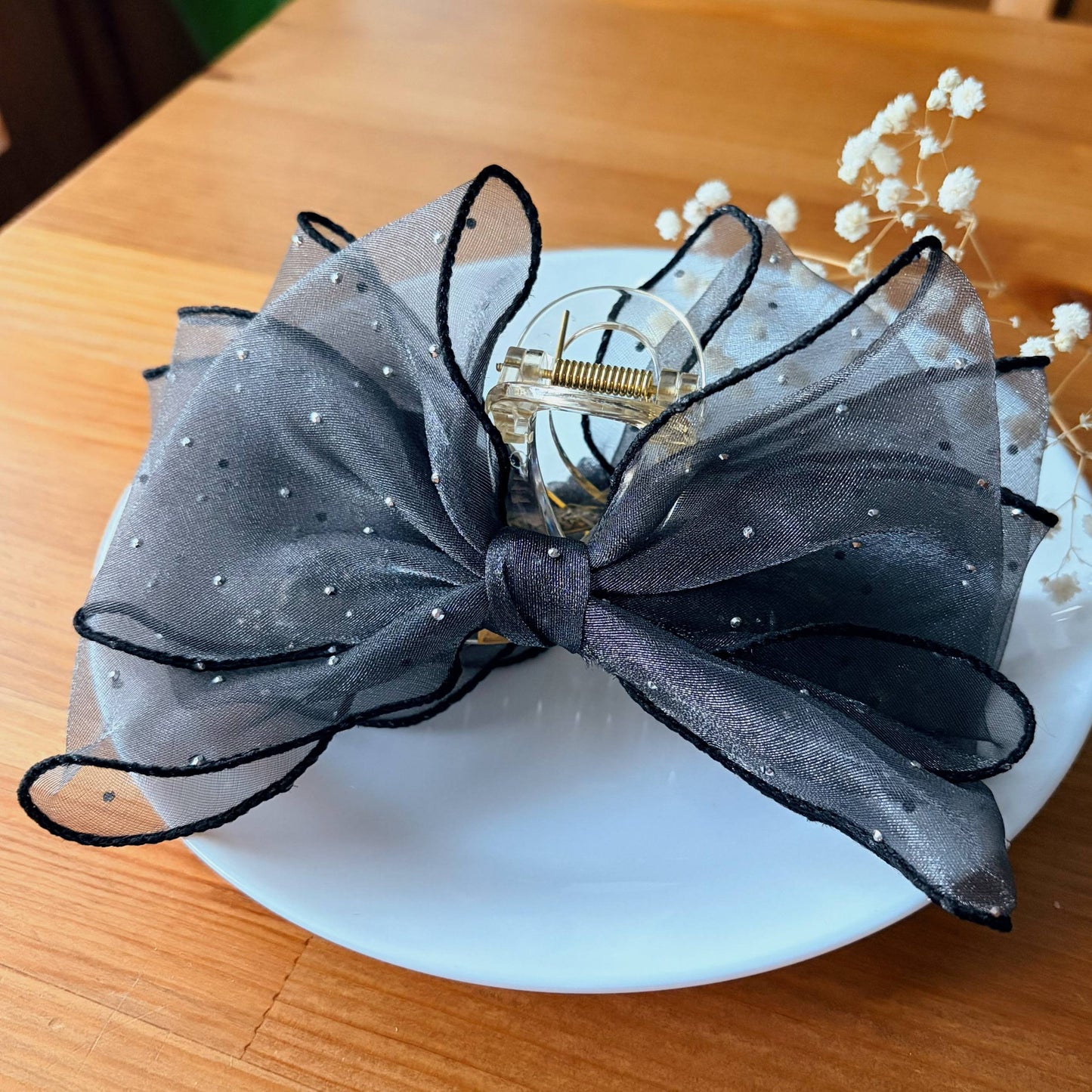 Princess Lace Ribbon Claw Clip