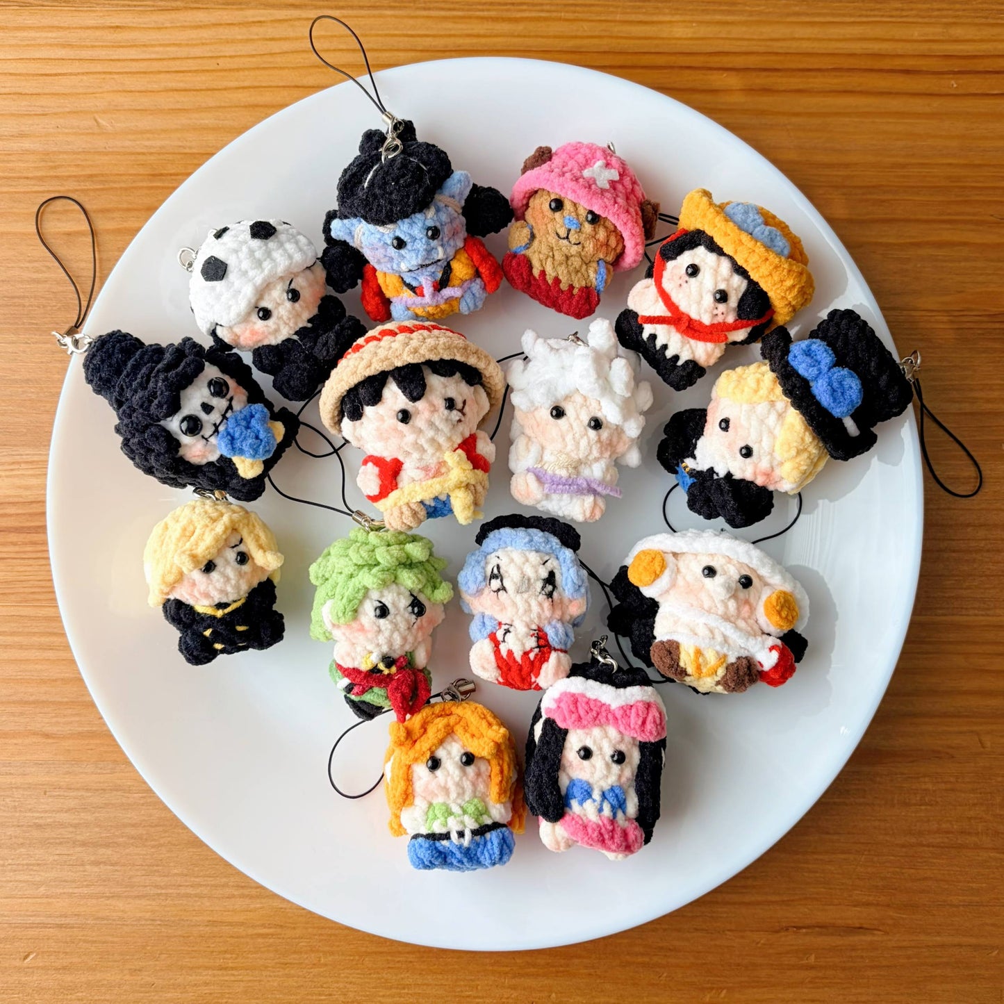 Mini Luffy Gear 5 - Amigurumi