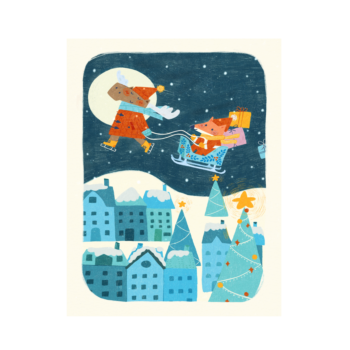 Merry Christmas Postcard