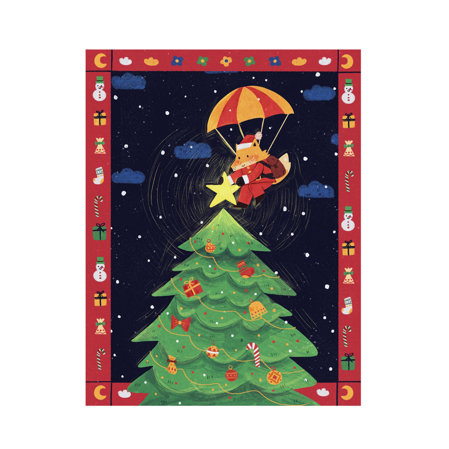 Happy Holiday Postcard