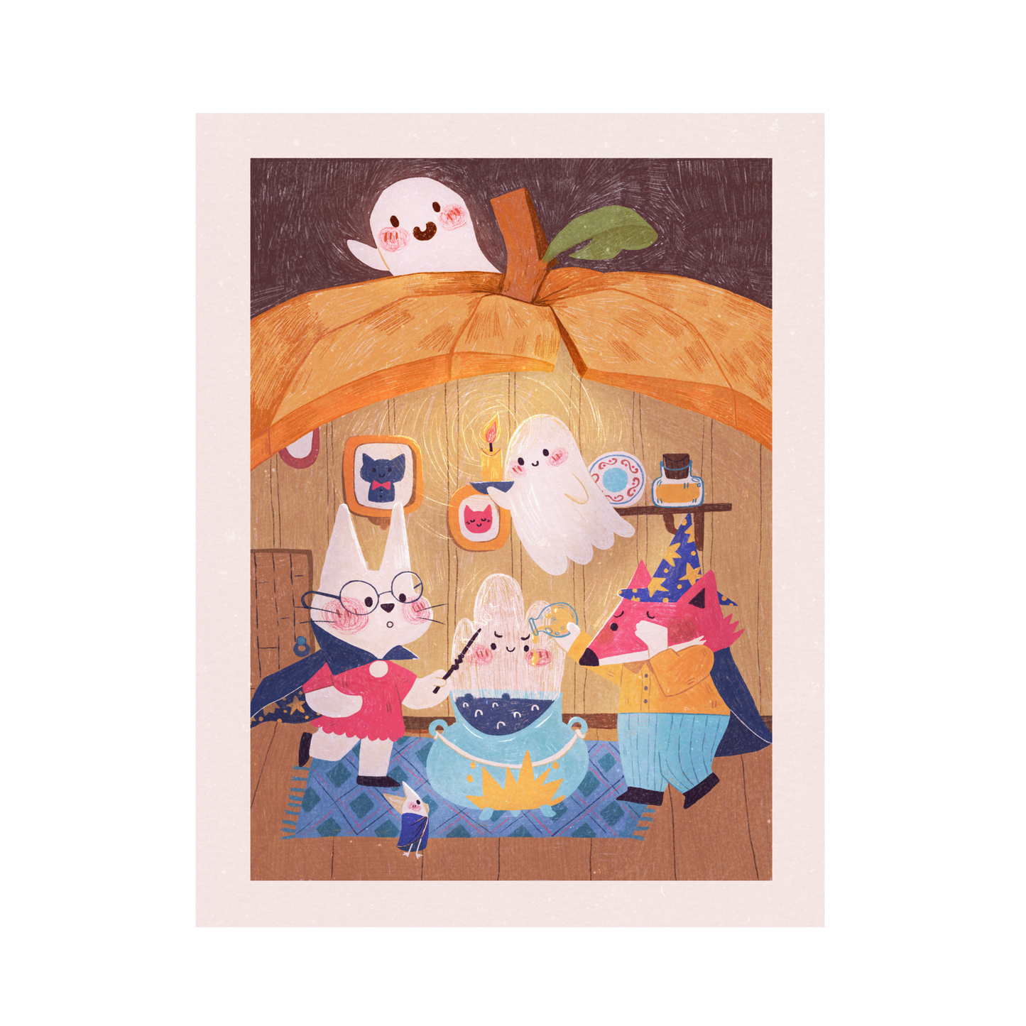 Happy Halloween Postcard