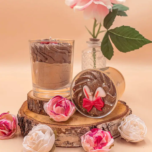 Gourmet Candle Chocolate Peanut -  Handmade candle