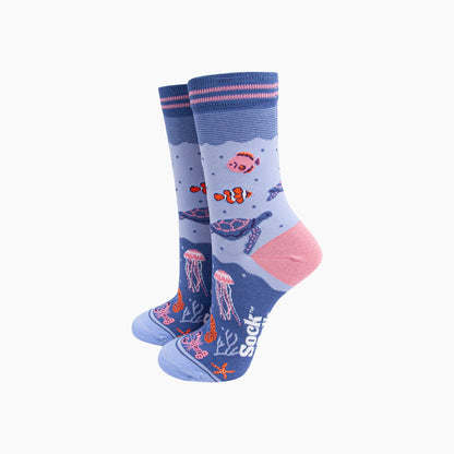 Women's Bamboo Socks - Under the Sea