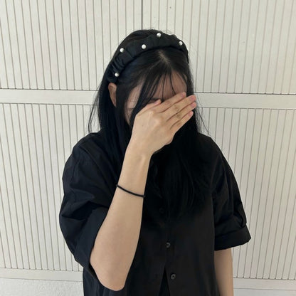 Pearl Organza Hairband