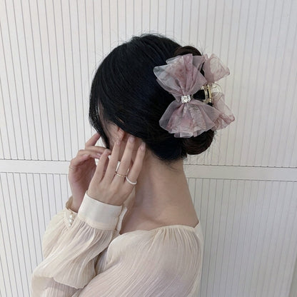 Dreamy Lace Bow – Claw Clip