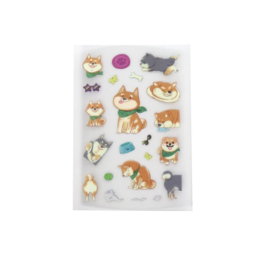 Shiba / Fabric Sticker - No Iron Needed