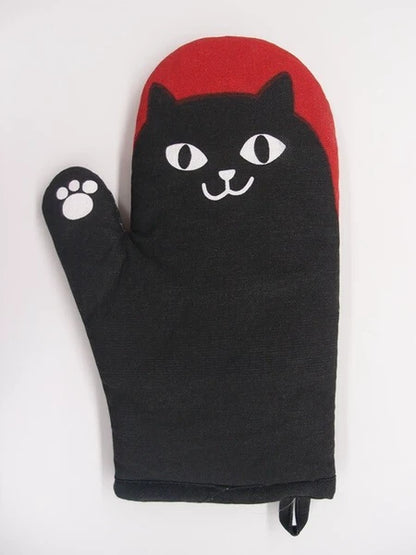Oven Mitt Trivet - Cute Cat