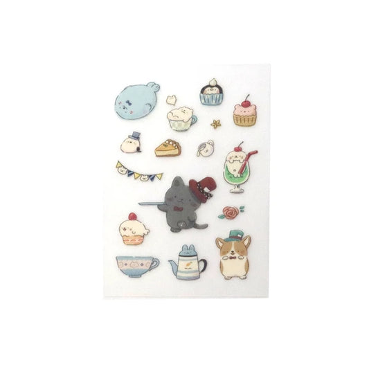 Black Cat / Fabric Sticker - No Iron Needed