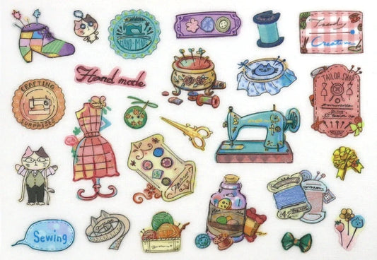 Hand Craft / Fabric Sticker - No Iron Needed