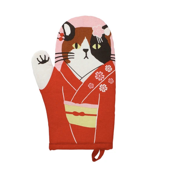 Oven Mitt Trivet - Cute Cat