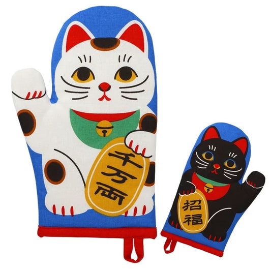 Oven Mitt Trivet - Cute Cat