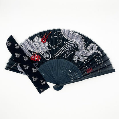 Japanese Fan Folding Fan - 100% Silk