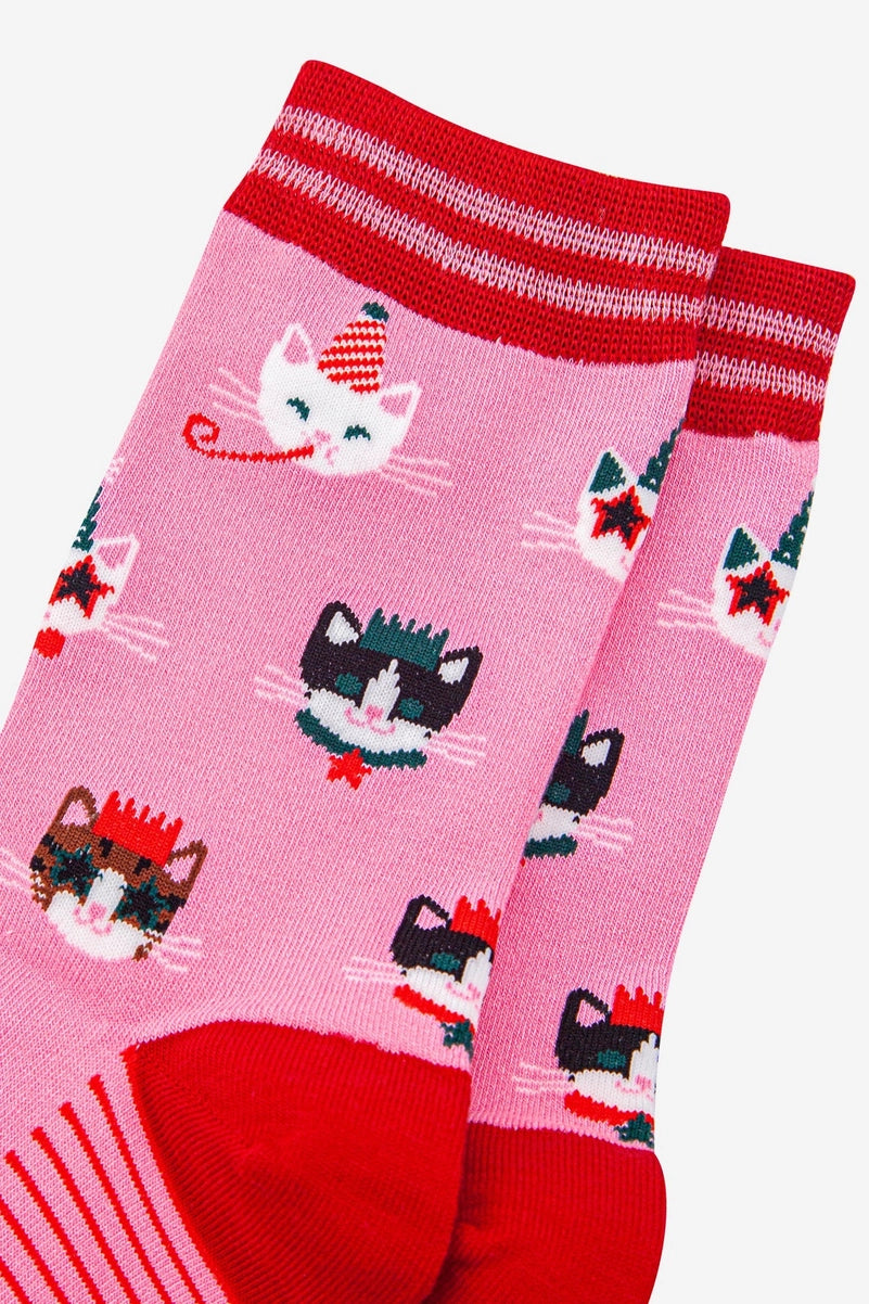 Women's Bamboo Socks - Party Cats