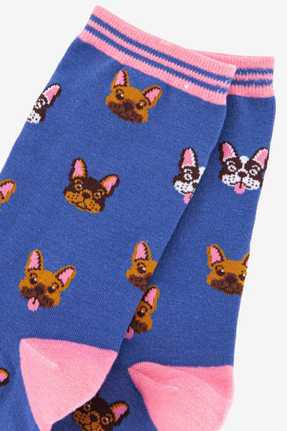 Women's Bamboo Socks - French Bulldog
