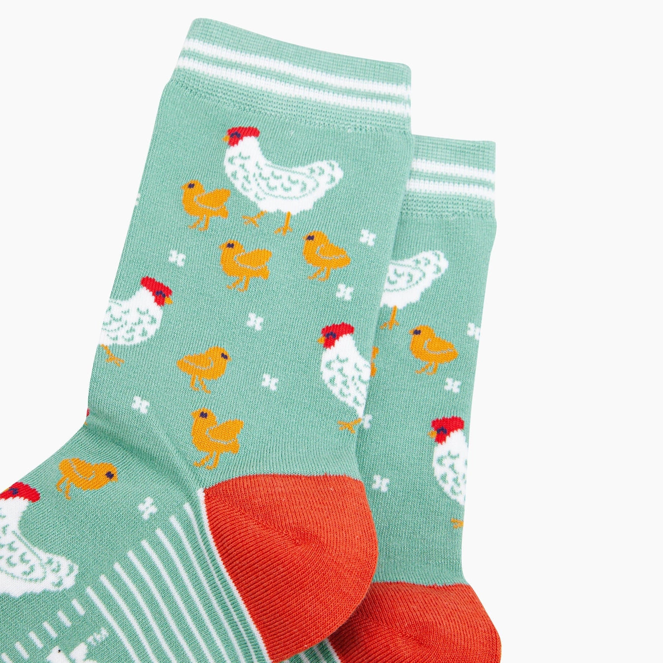 Women's Bamboo Socks - Hens and Chicks