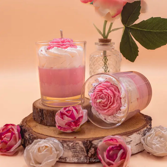 Gourmet Peony Candle -  Handmade candle