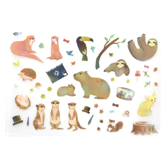Exotic Animals / Fabric Sticker - No Iron Needed