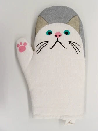 Oven Mitt Trivet - Cute Cat