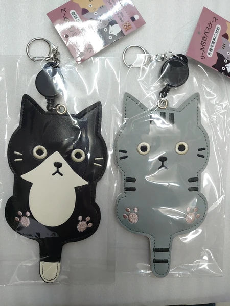 Cat Face Reel Pass Case