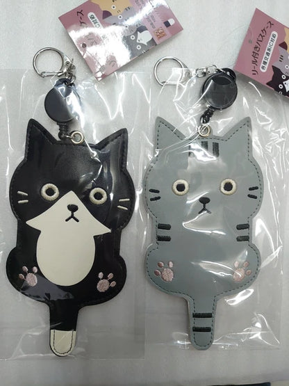Cat Face Reel Pass Case