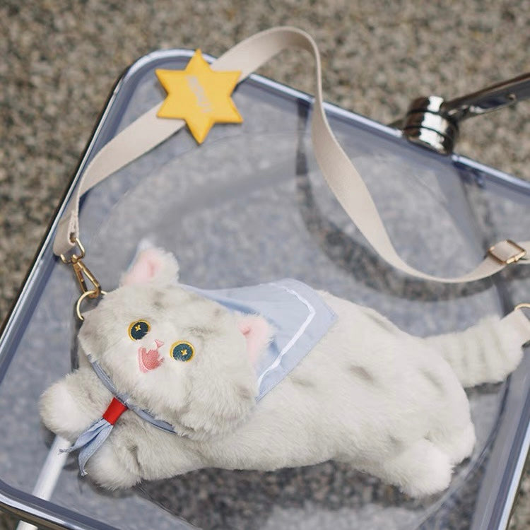 Mewji Cat - Bag Cat (Silver)