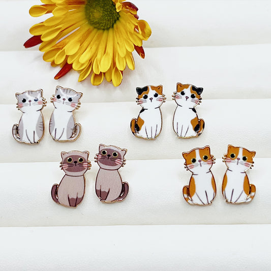 Tiny Kitten Dreams Earrings Ver 02