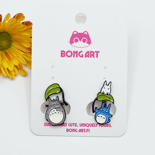 Secret Totoro Garden Earrings