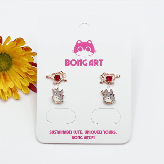 Totoro’s Enchanted Whisper Earrings