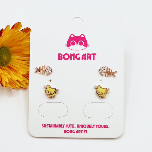 Twinkling Kitten Dreams Earrings
