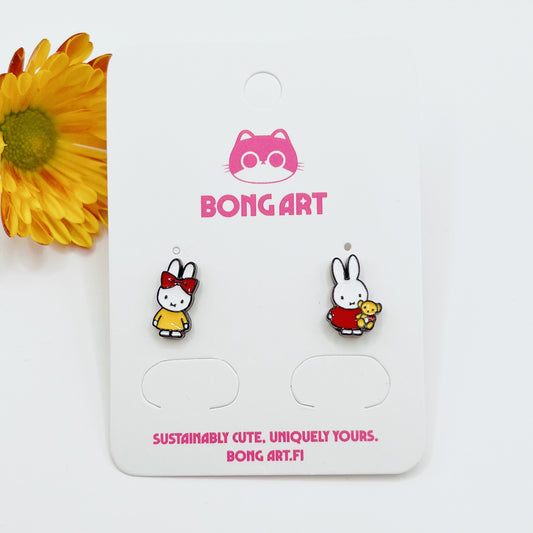 Secret Garden of Bunnies Earrings