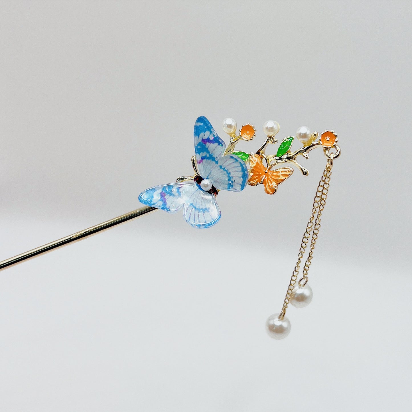 Aurora Blossom Glow - Hairpin