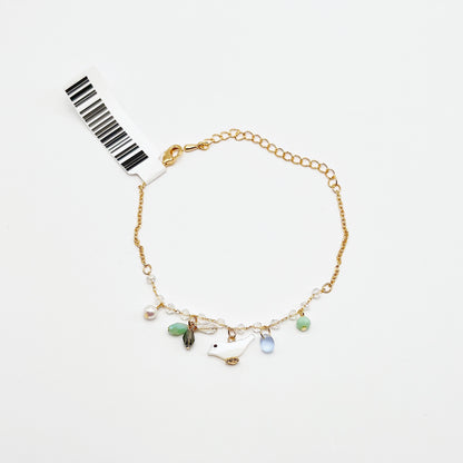 Starlit Pearl Blossom Bracelet