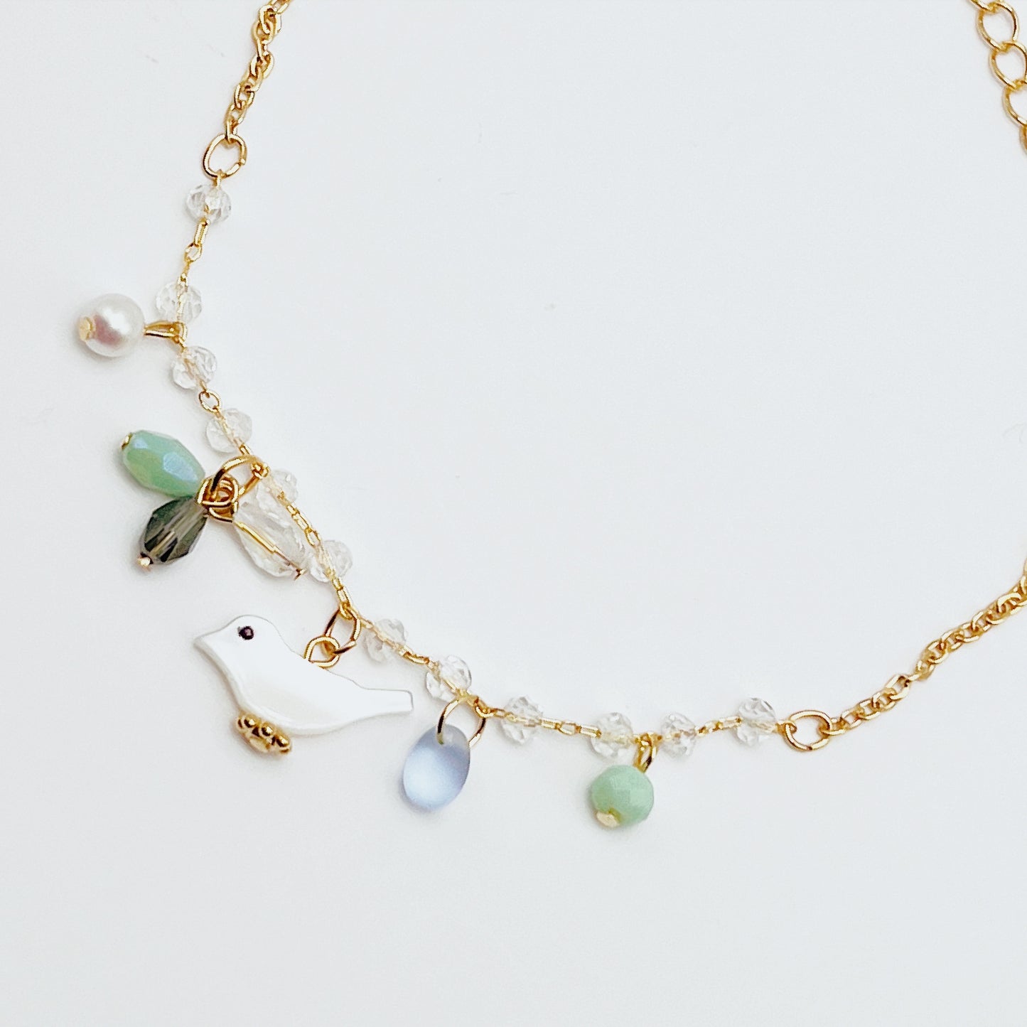 Starlit Pearl Blossom Bracelet