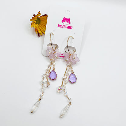 Crystal Dew Drops Earrings