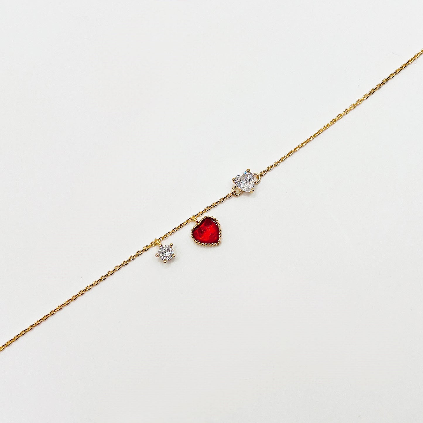 Crystal Moon Drops Bracelet
