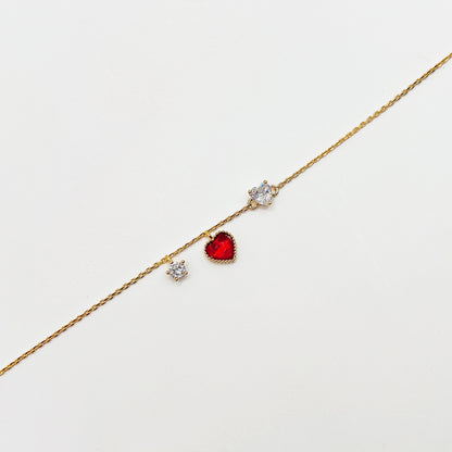 Crystal Moon Drops Bracelet