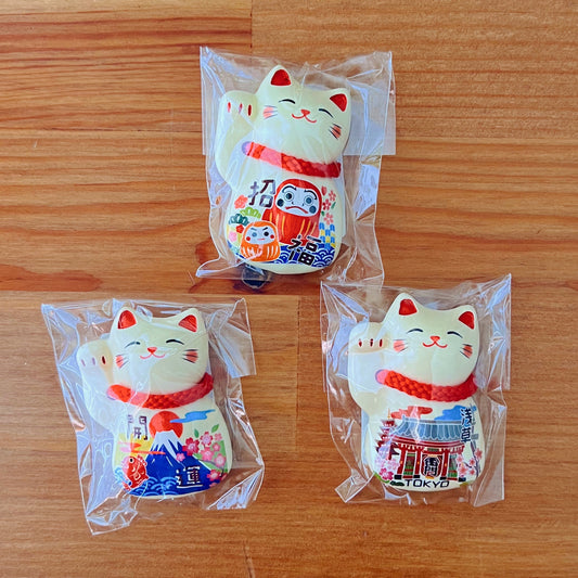 Maneki Neko Stone Magnet