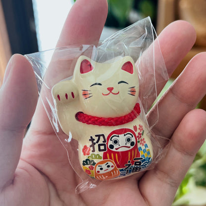Maneki Neko Stone Magnet