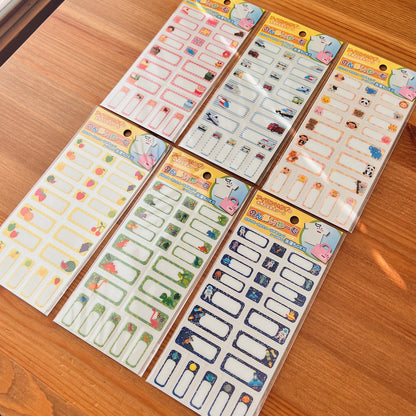 Fabric Sticker Name Tag - No Iron Needed
