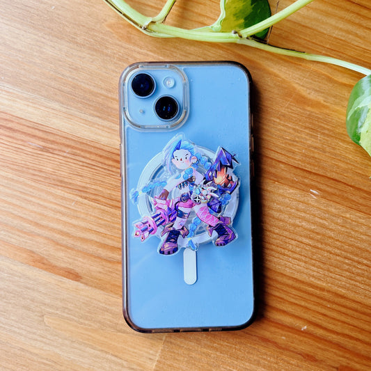 Magnetic Phone Griptok With Mini Rotating Charm - Jinx