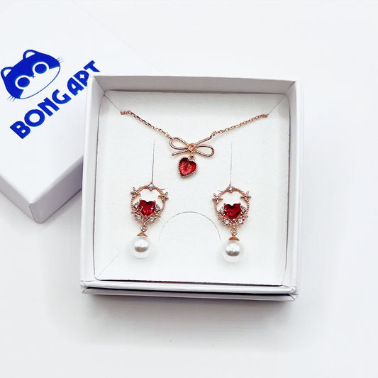 Cherry Blossom Kiss Set – Set Jewelry