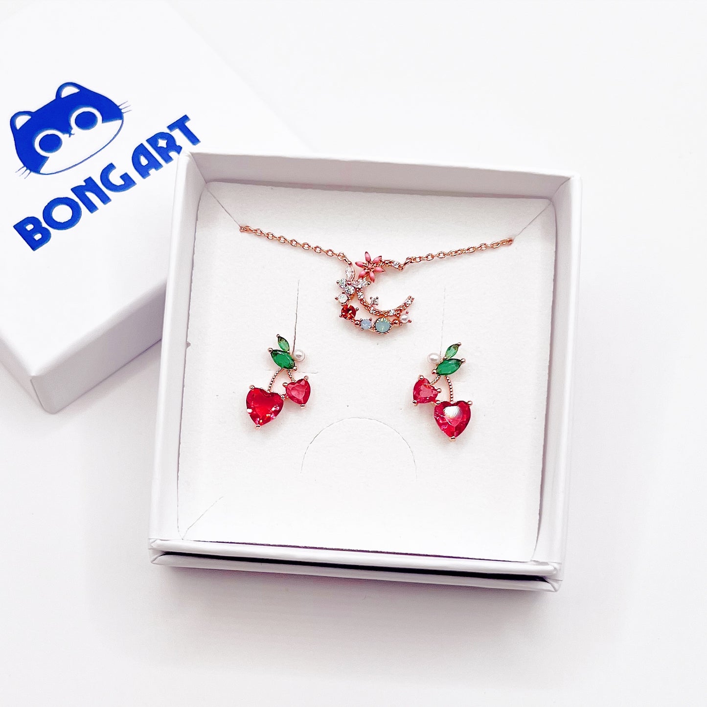 Strawberry Sparkle Set – Set Jewelry